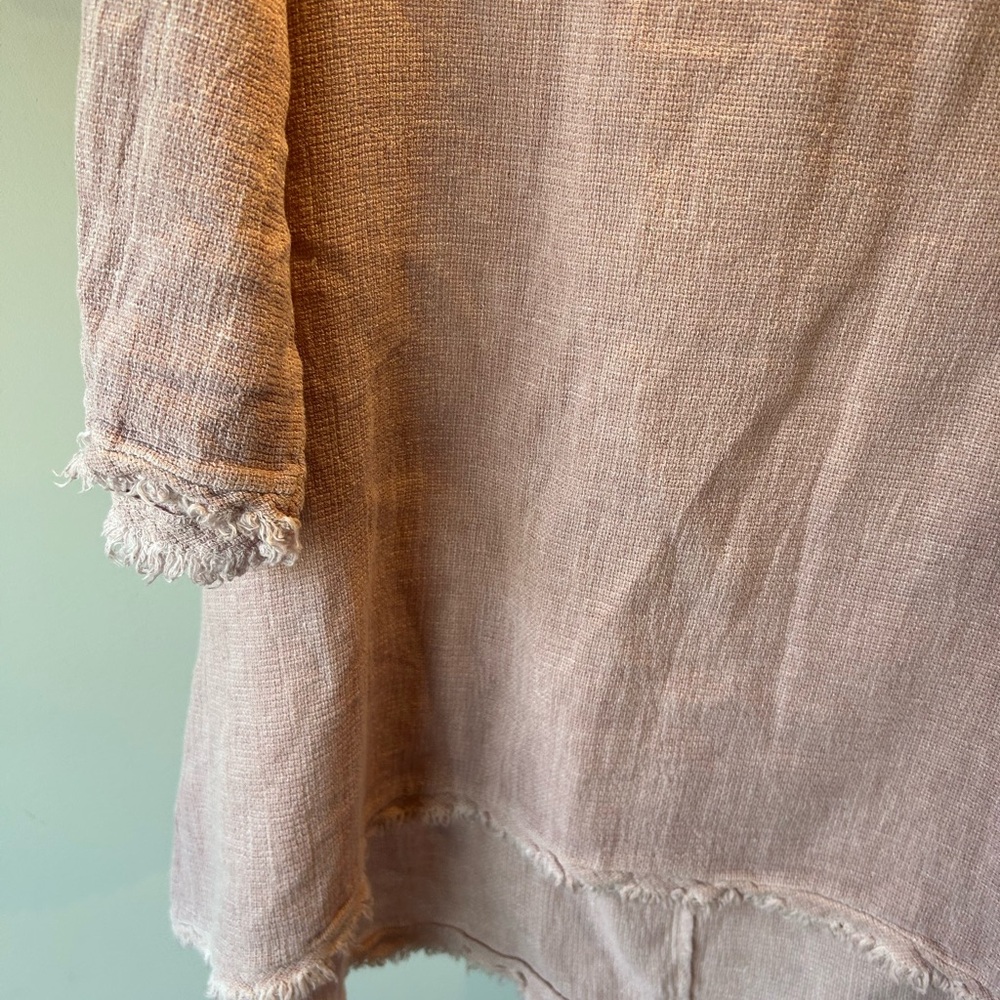Made in italy linen cotton tunic lagenlook - Picture 4 of 6